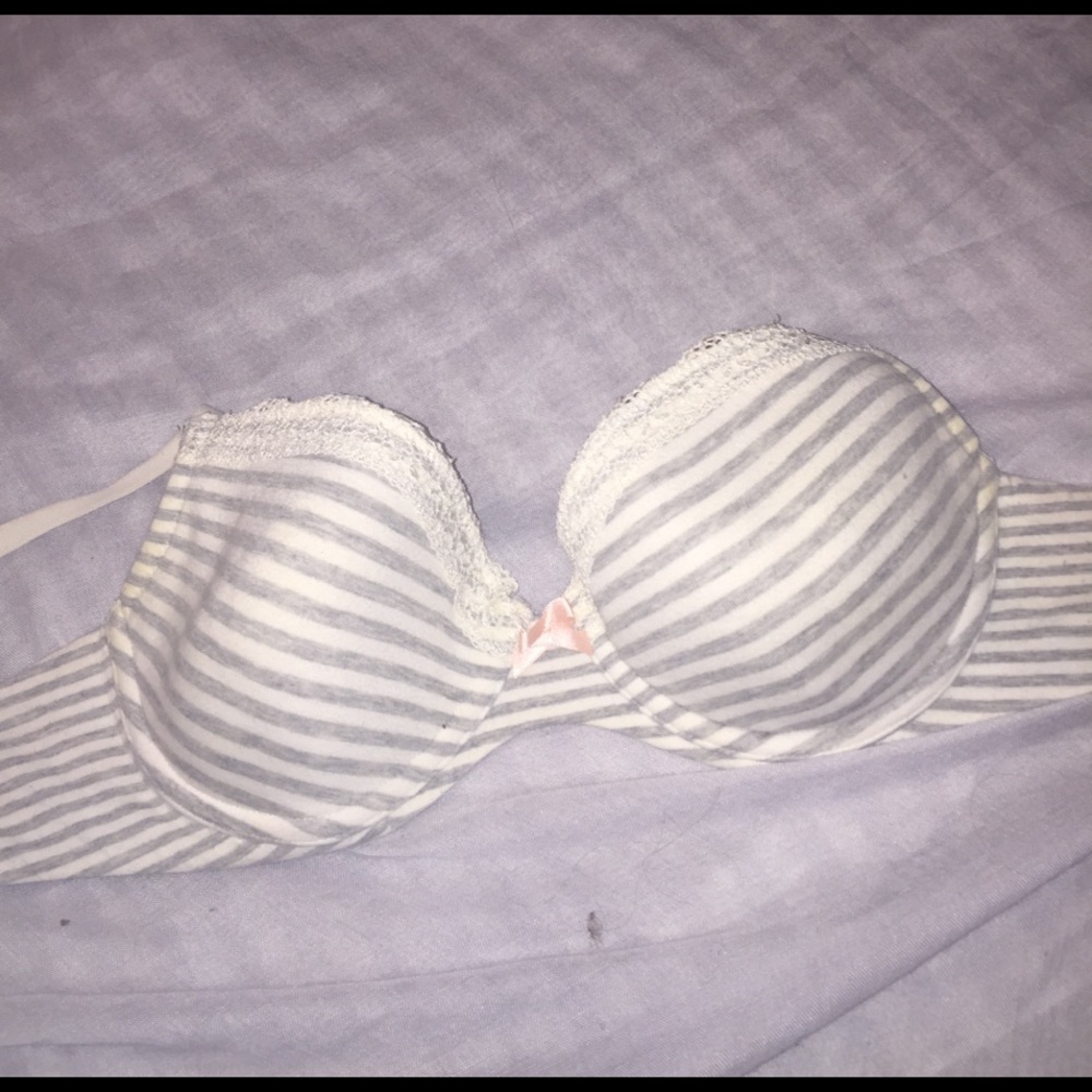 Stripey Comfortable Bra