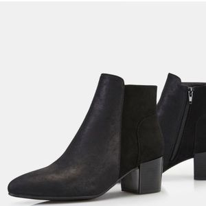NWT! Faux Suede Booties