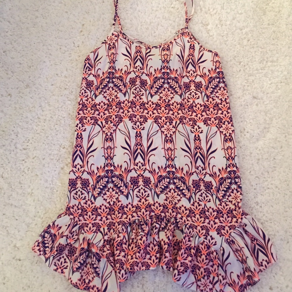AQUA Neon Summer Dress Sz S