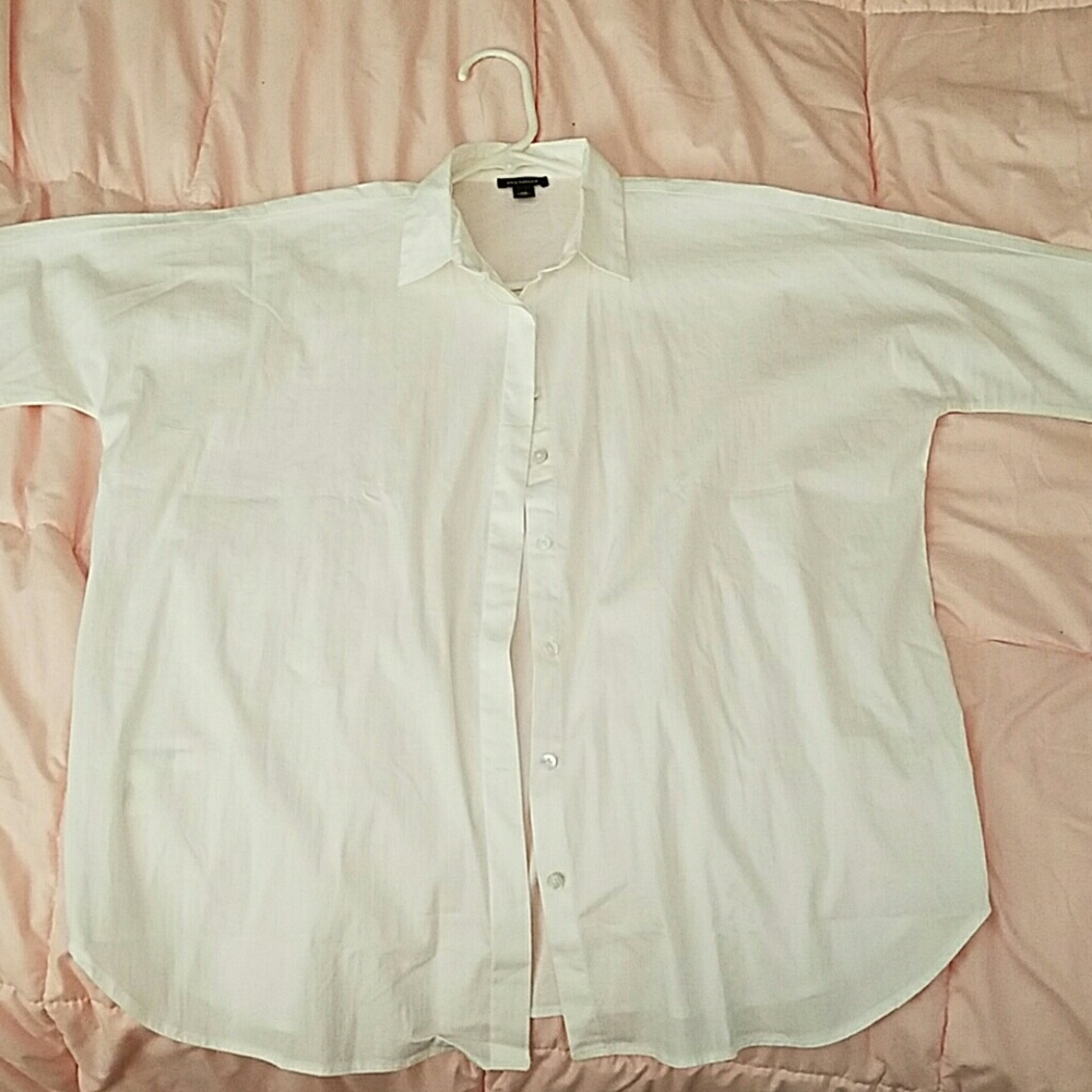 Ann Taylor dolman button down