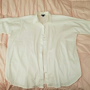 Ann Taylor dolman button down