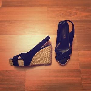 STEVEN by Steve Madden Pipingg sling back Wedge