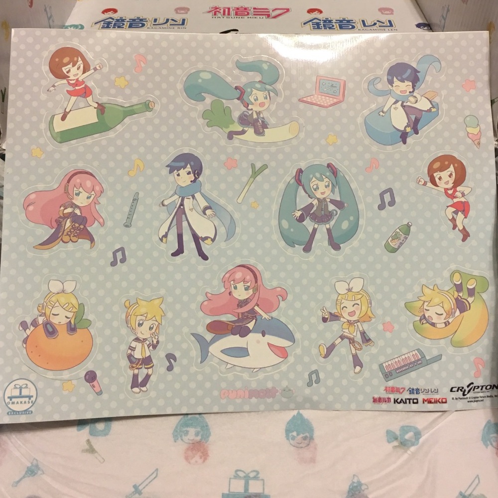 Hatsune Miku Sticker sheet