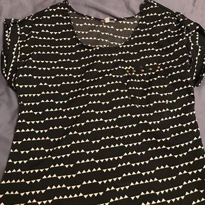 Charlotte Russe chiffon top, size XS