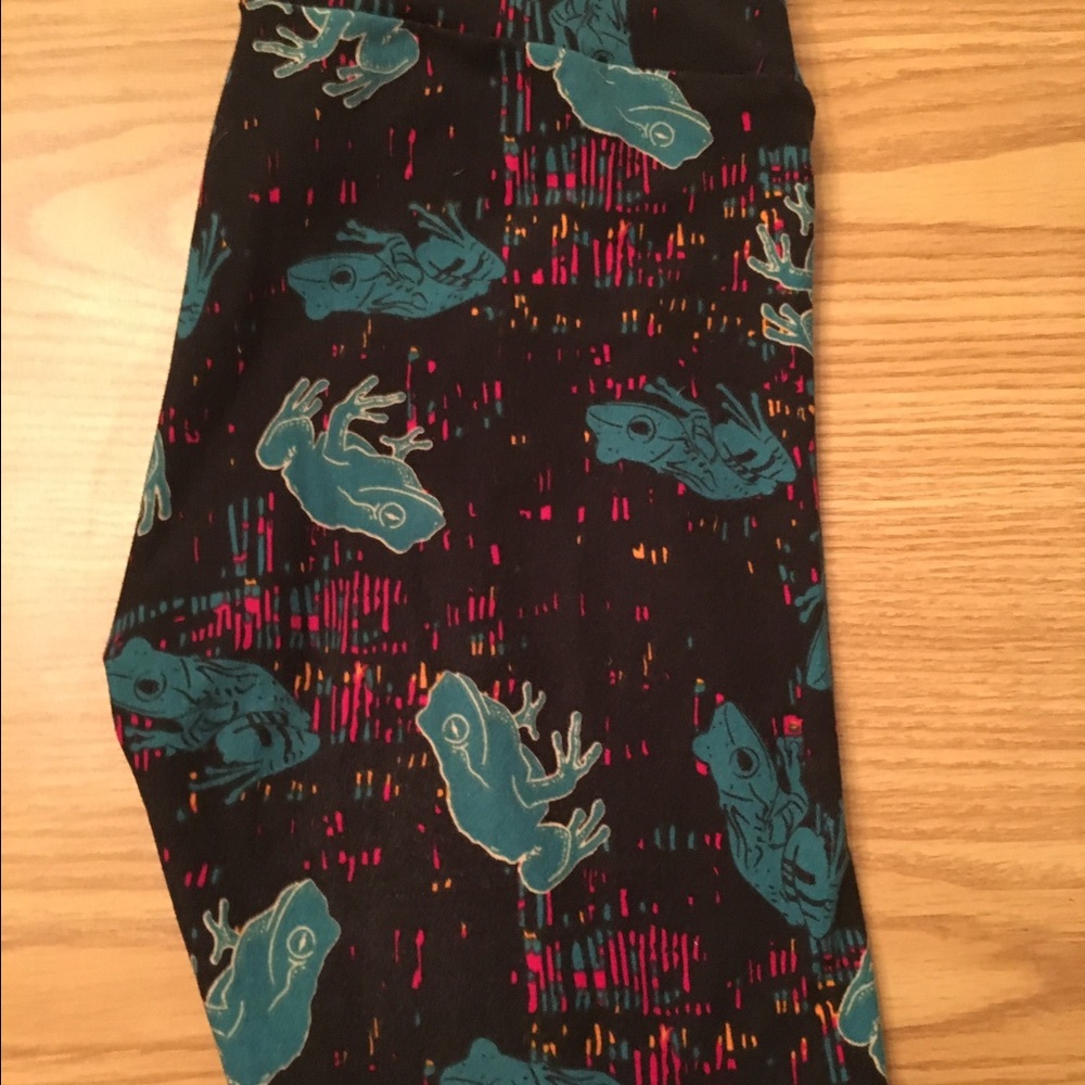 Lularoe Unicorn Frog Os Leggings