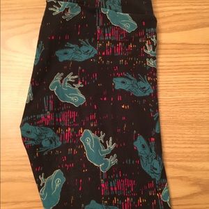 Lularoe Unicorn Frog Os Leggings