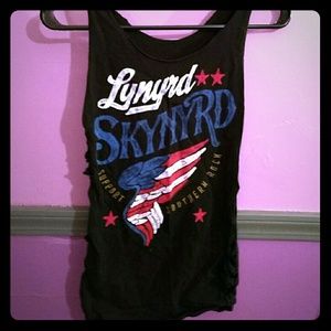 Festive July 4th braided side tank