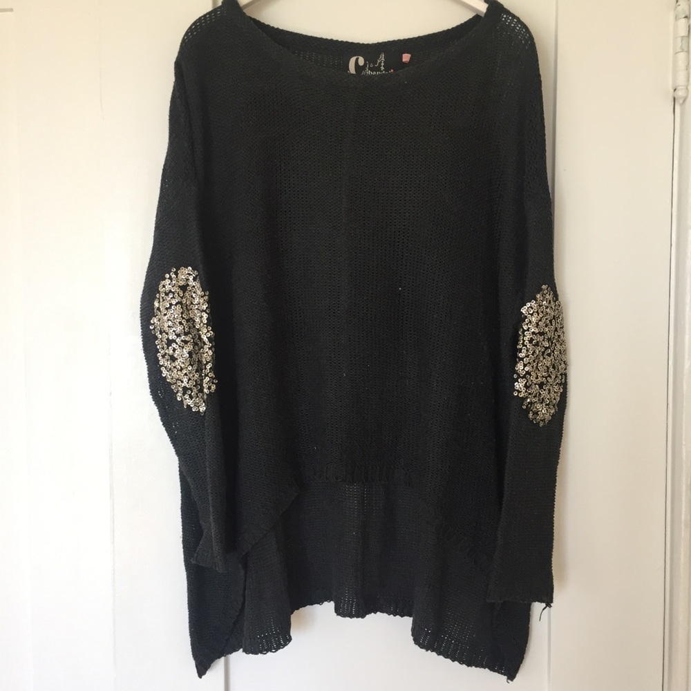 Sweater with sequins from LF