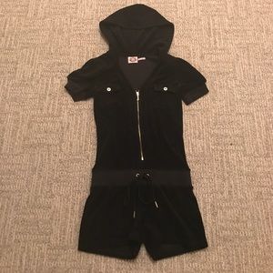 Juicy Couture Black Romper Sz P