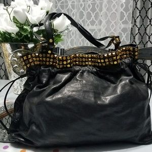 TORY BURCH LINDEN STUDDED TOTE