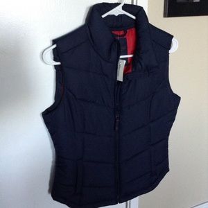 Navy blue vest