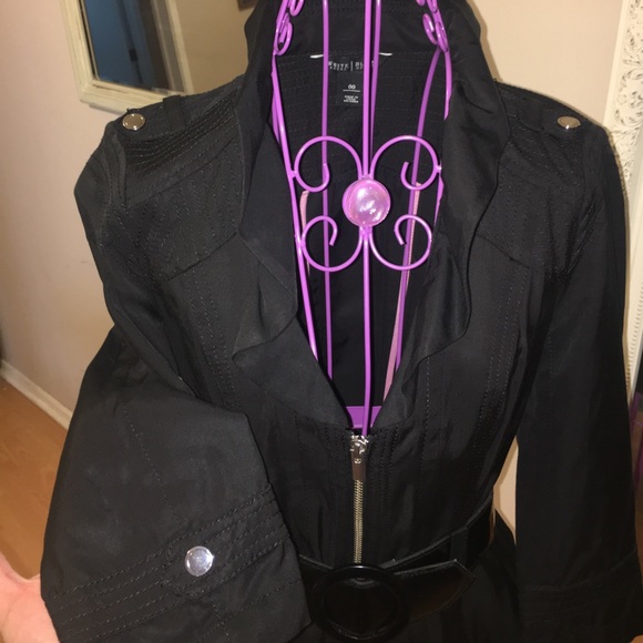 LAST CALL 9/11/22 - White House Black Market Zip Jacket Peplum Moto Blazer - Picture 3 of 4