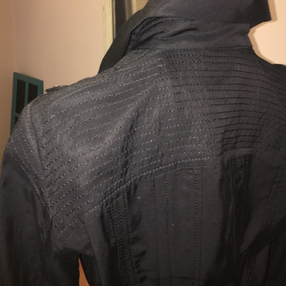 LAST CALL 9/11/22 - White House Black Market Zip Jacket Peplum Moto Blazer - Picture 4 of 4