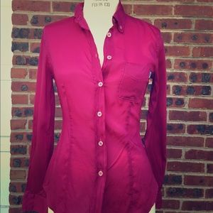 Hot Pink Vintage Moschino blouse!