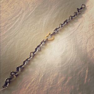Tiffany chain heart bracelet