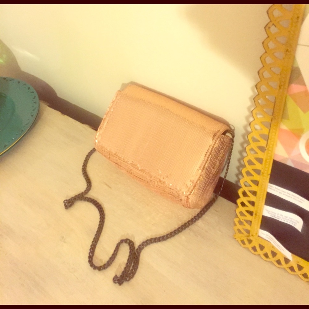 Pink Sequin Purse