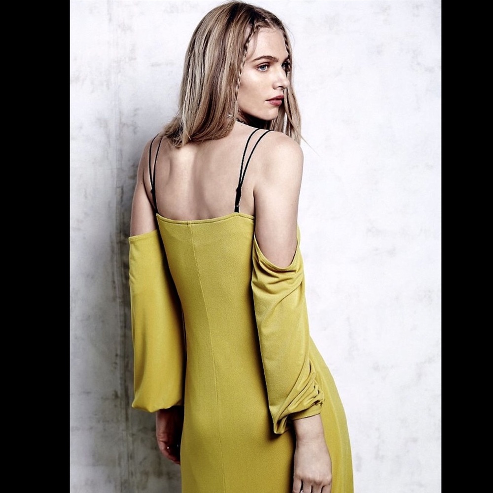 Free People Saunder stretch Off The Shoulder S - Picture 5 of 6