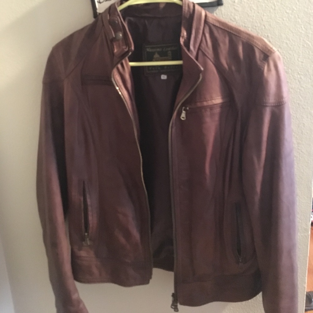 Leather jacket from Italy.