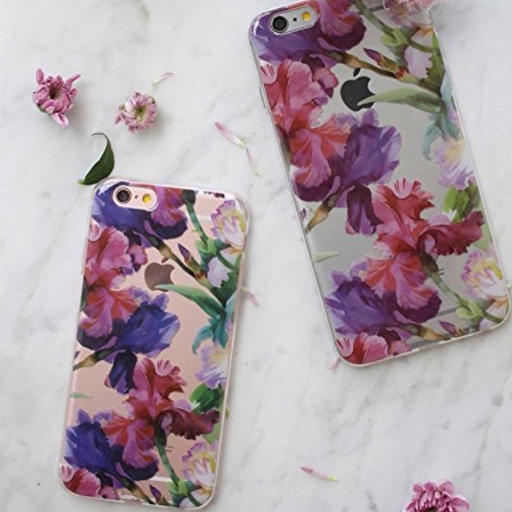 NWOT IPhone 7 Plus Pretty Floral Phone Case