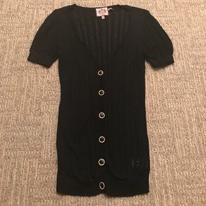 Juicy Couture Black Sweater Sz S