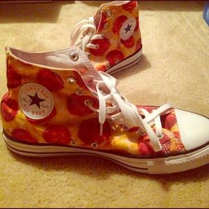Converse Pizza Patterned High-Tops
