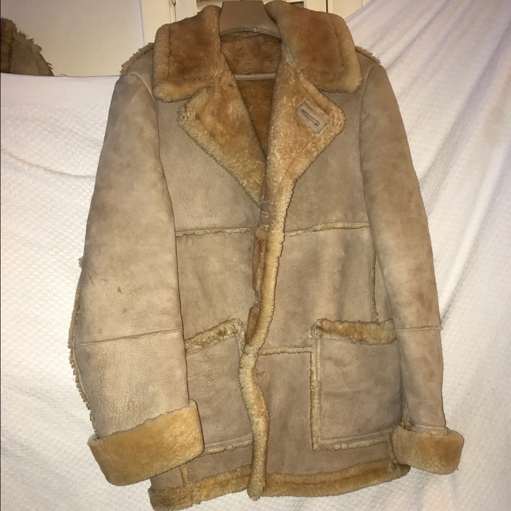 100% shearling sheepskin coat, $325.00