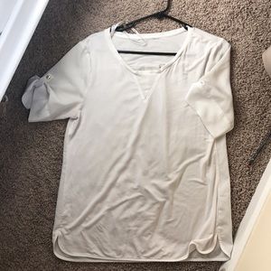 Calvin Klein White Blouse Size M