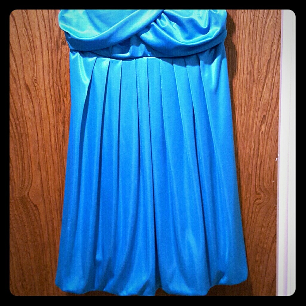 Speechless Blue Bubble Dress