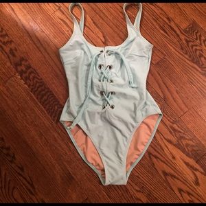 One piece bathing suit