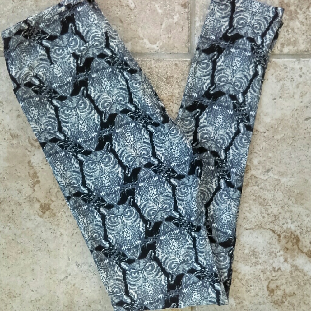 HTF Owl Print! Lularoe legging OS