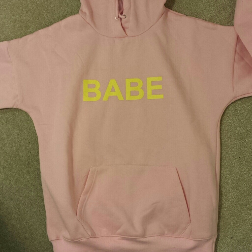 Pink Babe Hoodie