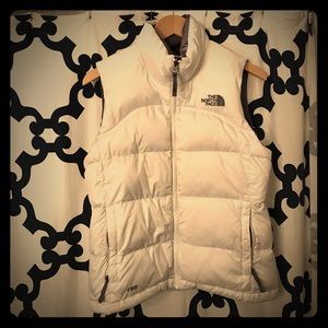 White North Face Vest