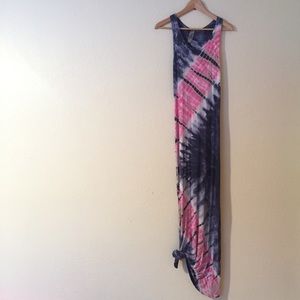Tye dye maxi dress