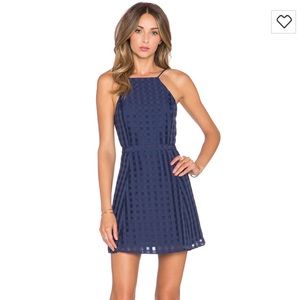 Navy Blue backless NBD Mini Dress