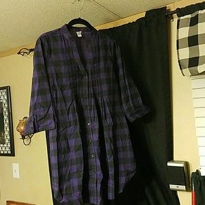 Womens checkered blouse