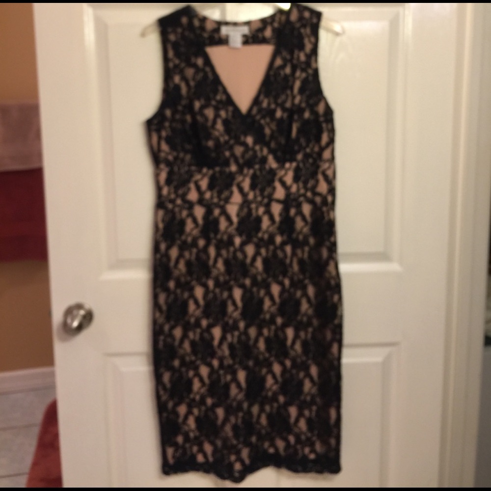 Black lace dress from Newport News