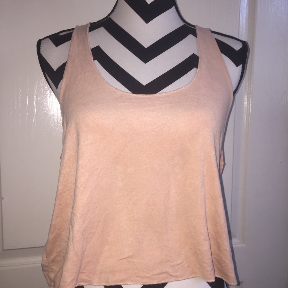 brandy baby pink tank top
