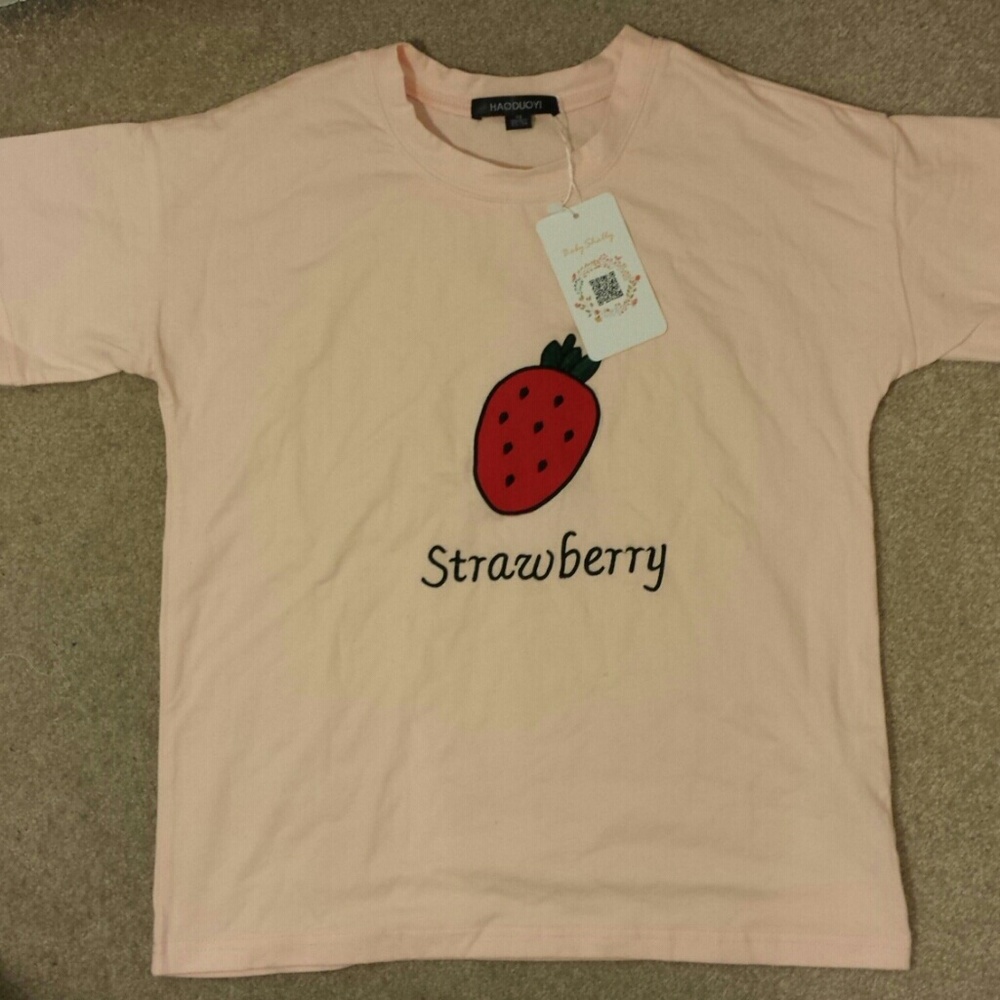 Pink Strawberry Shirt