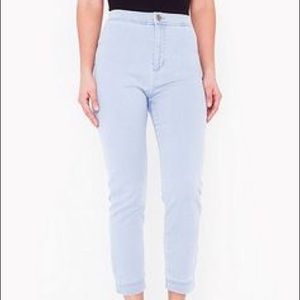 American Apparel Easy Jean L cropped