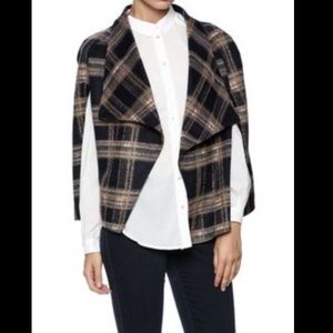 JACK by BB Dakota plaid cape
