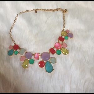 multicolored Kate spade statement necklace