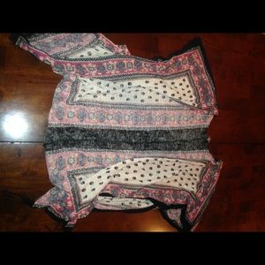 Tapestry cotton kimono