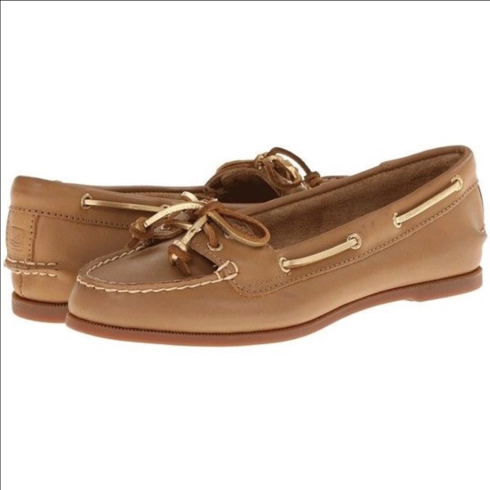 Sperry Top-Slider Audrey Cognac/Gold