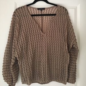 Brown textured Sanctuary sweater