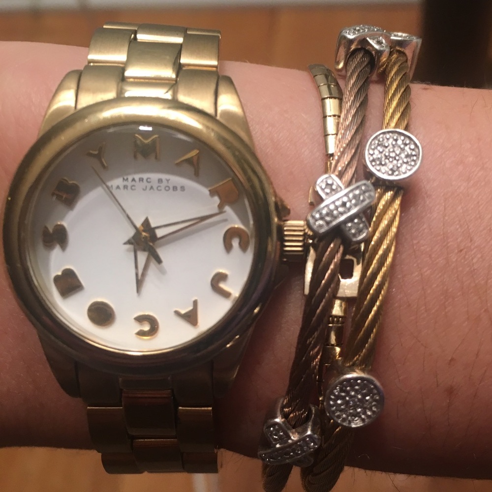 Marc by Marc Jacobs gold women's watch