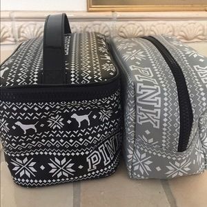 Set of 2two Carryall Pouches/Cosmetic toiletry bag