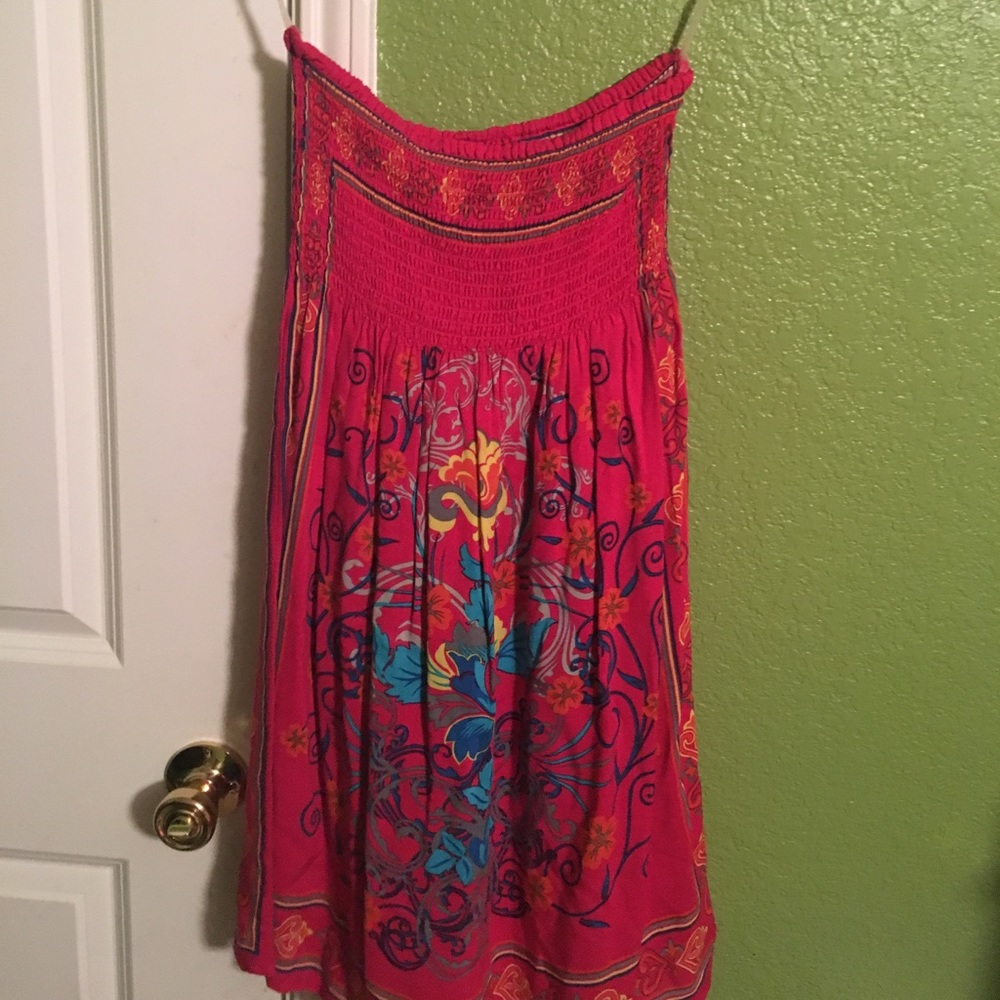 Gorgeous fuchsia tube top dress