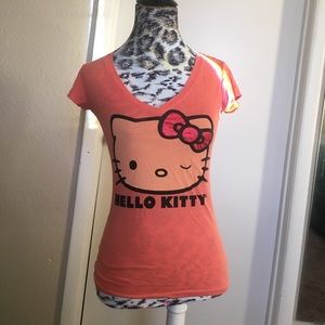 Hello Kitty TShirt Muted Orange