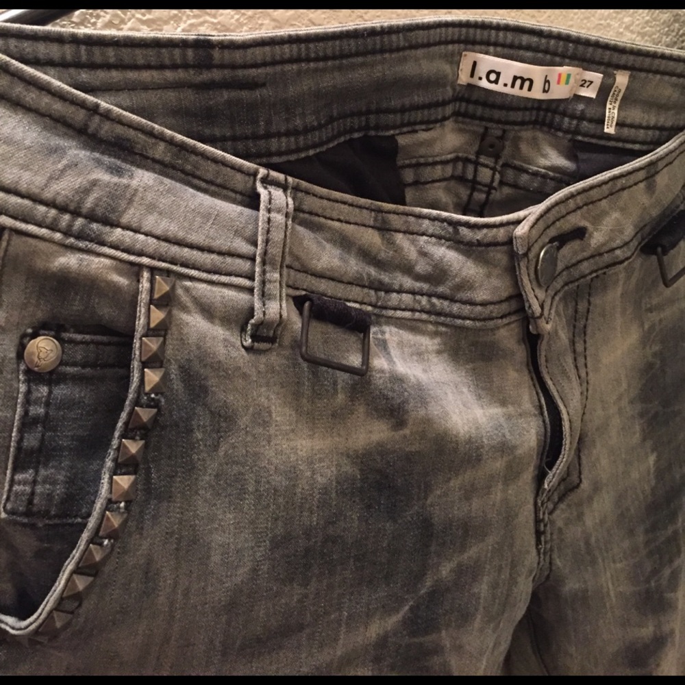L.A.M.B. Grey denim jeans size 27