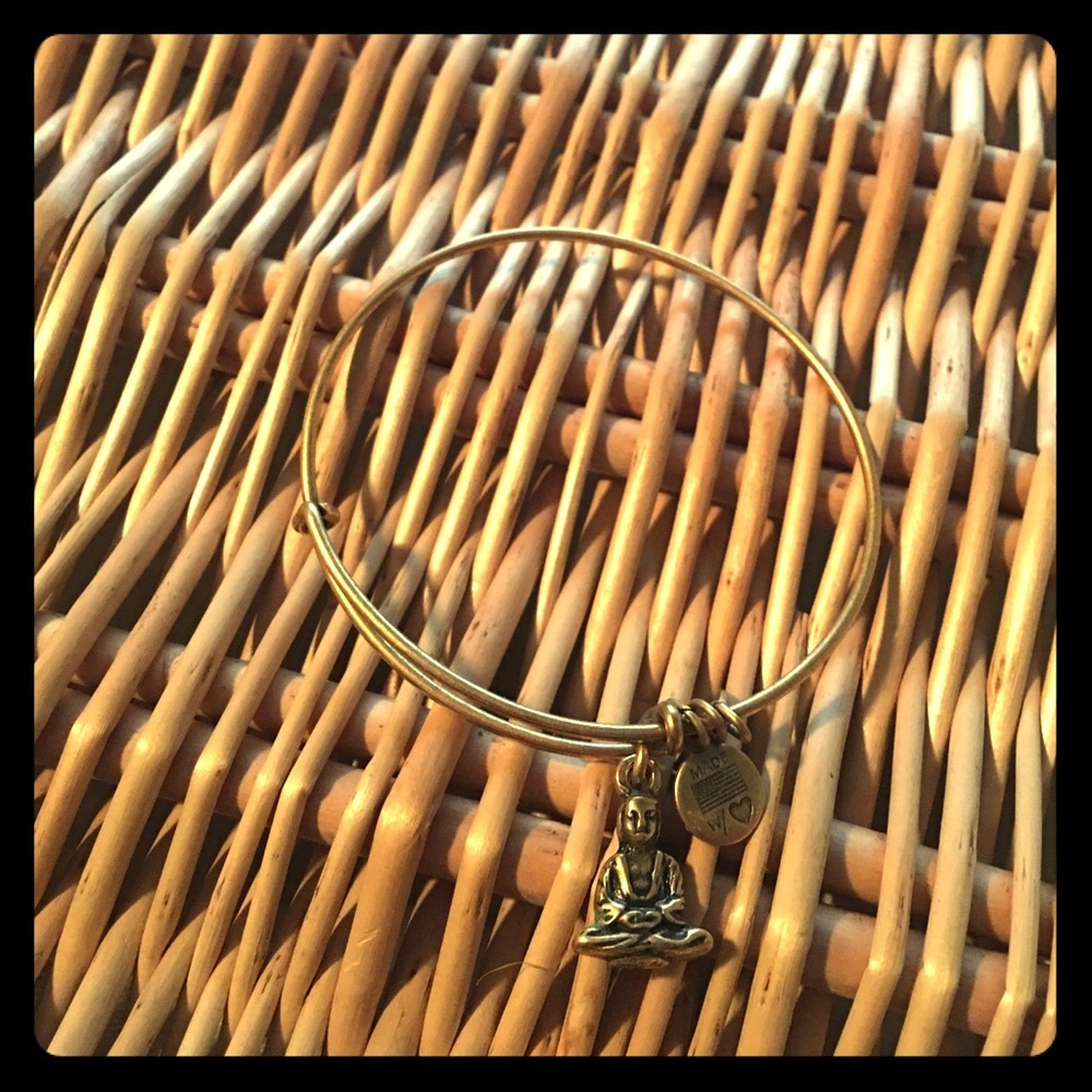 Gold Buddha Alex and Ani Bracelet
